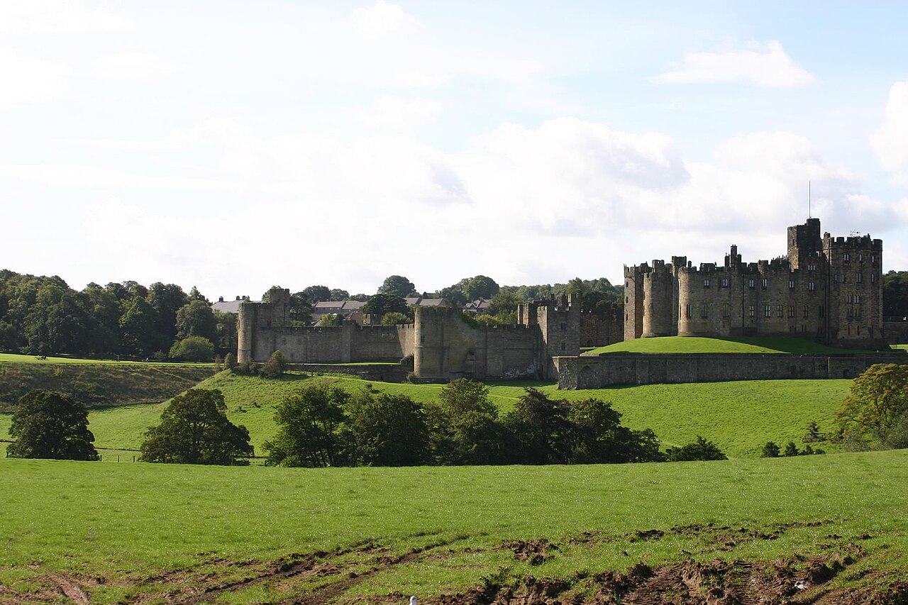 Alnwick Castle and its grounds