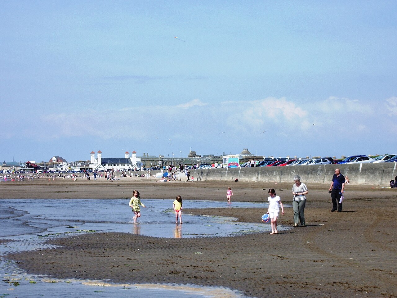 Ayr beach looking north