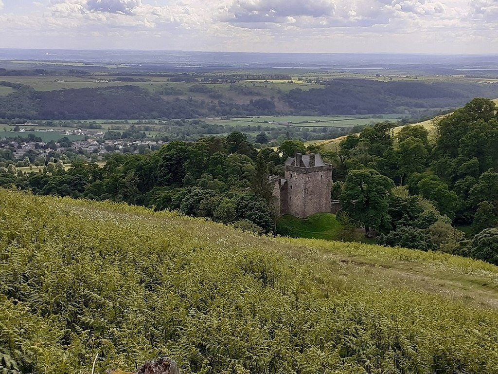 Castle Campbell above Dollar Glen