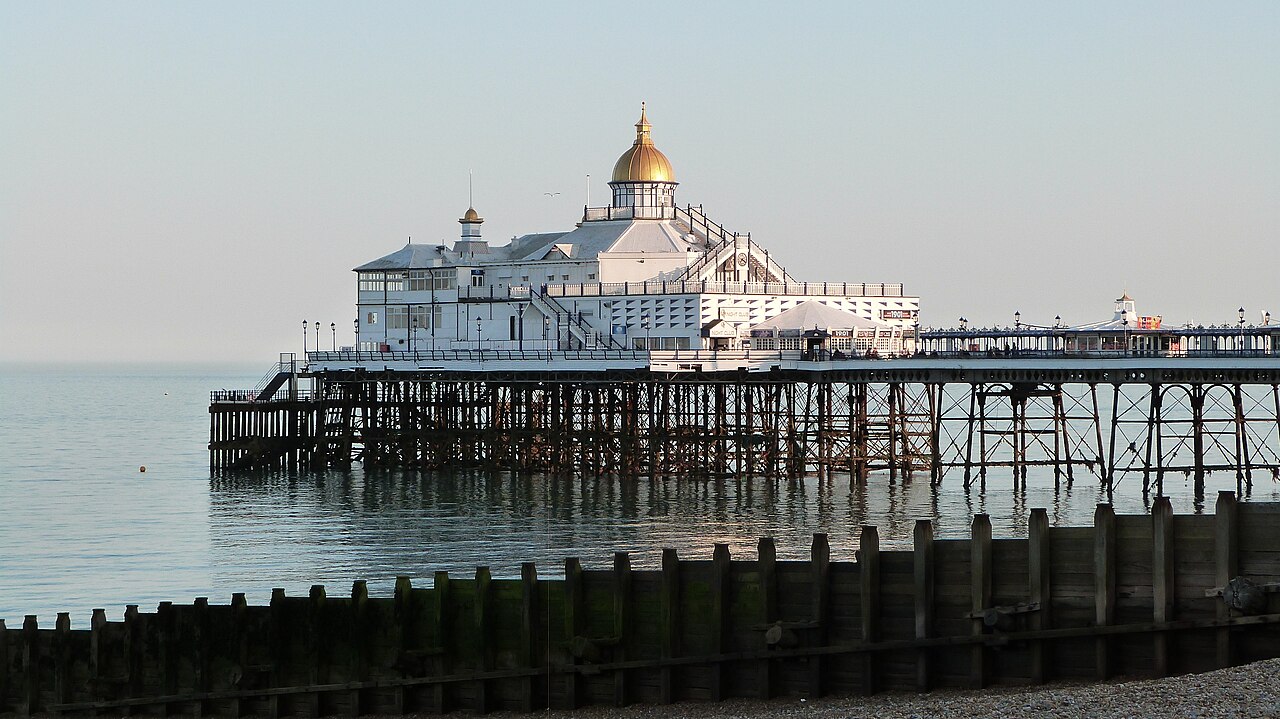 Eastbourne Pier seen from the shore