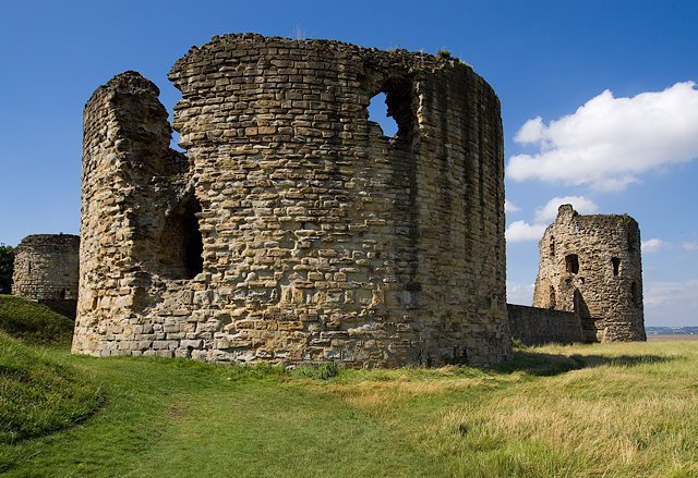 Flint Castle keep and corner tower