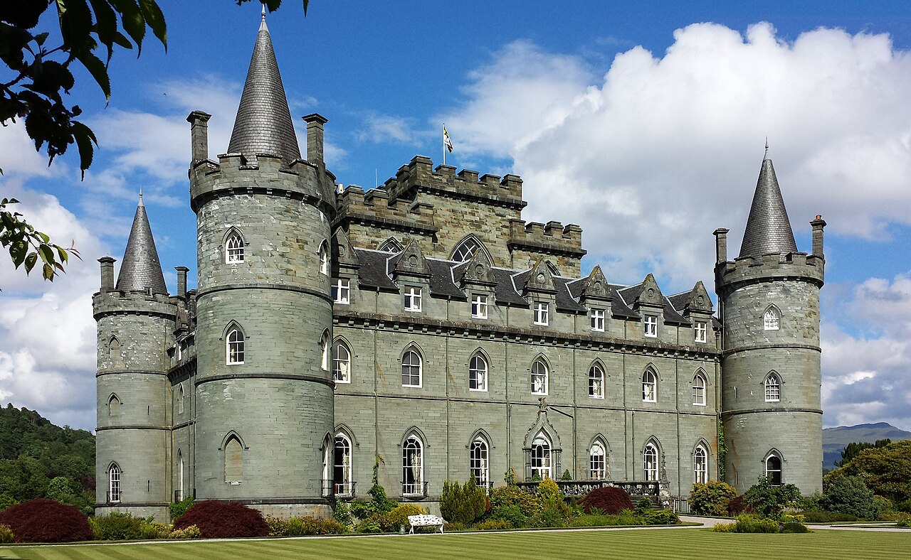 Inveraray Castle and its gardens