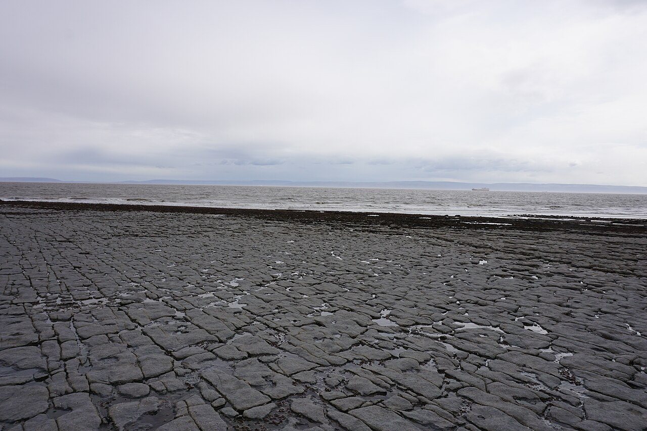 Rock pavement near Llantwit Major
