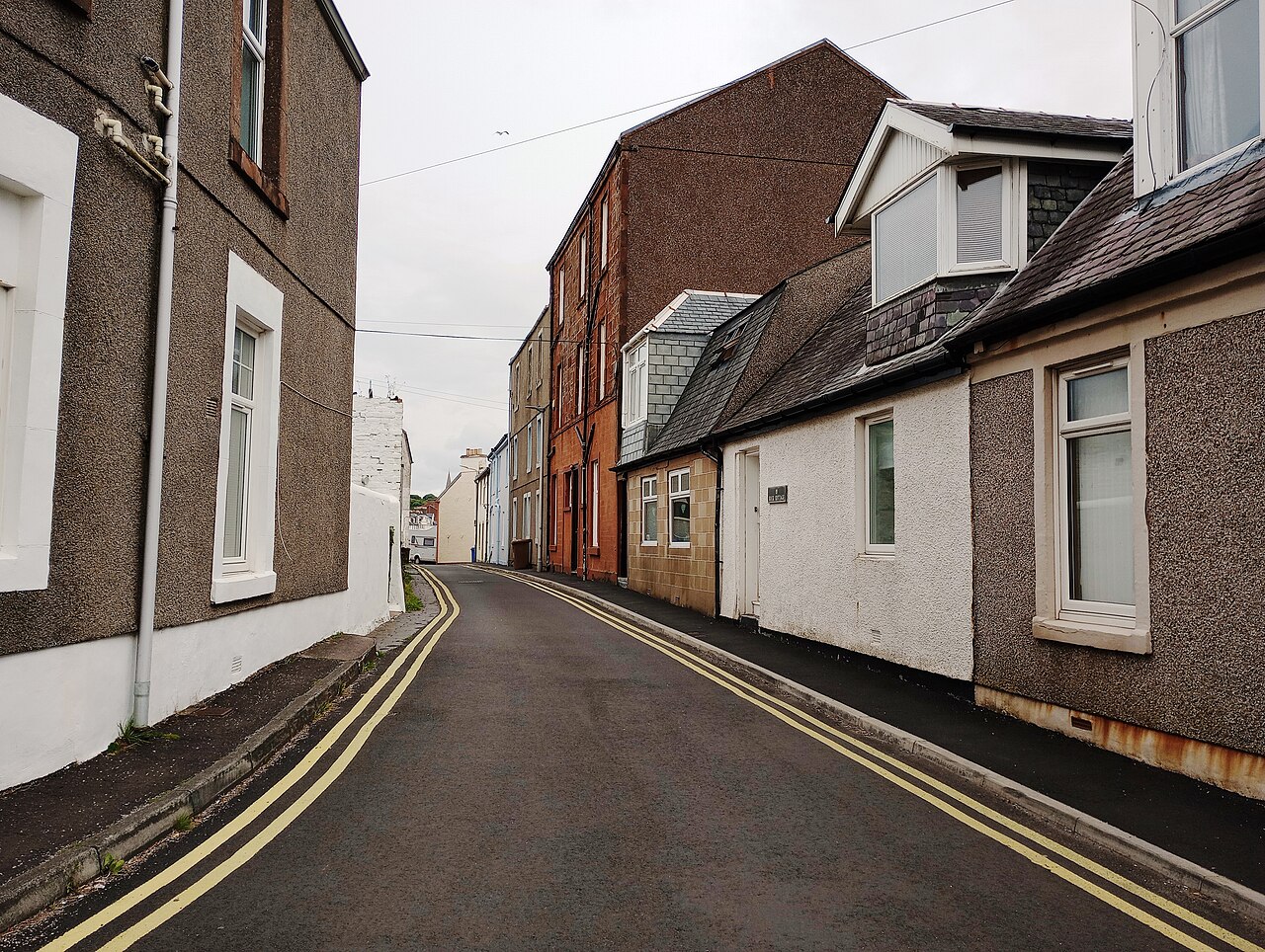 Clyde Street and waterfront in Millport