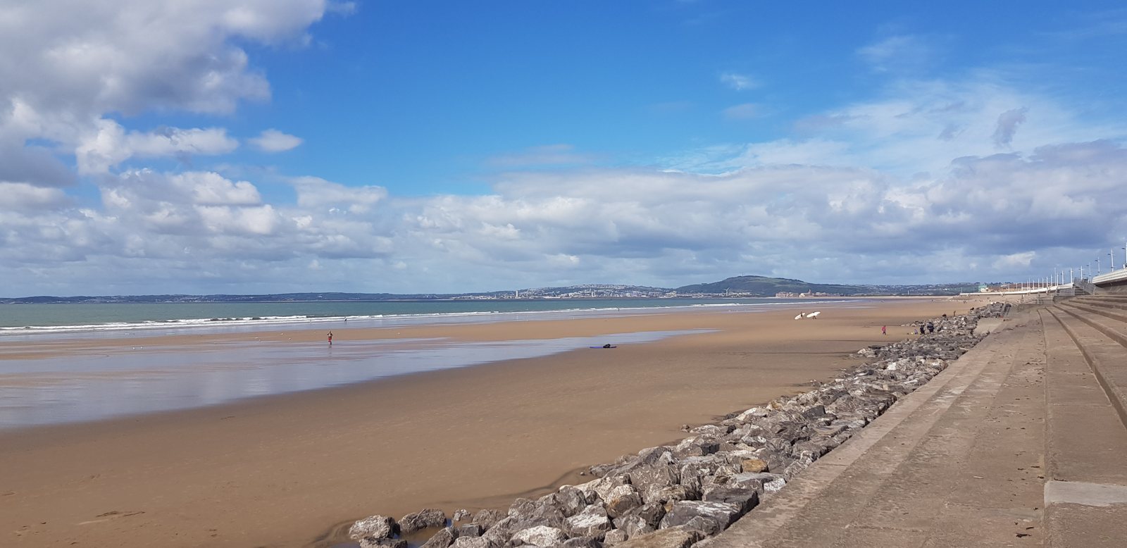 Aberavon Beach looking towards Swansea Bay