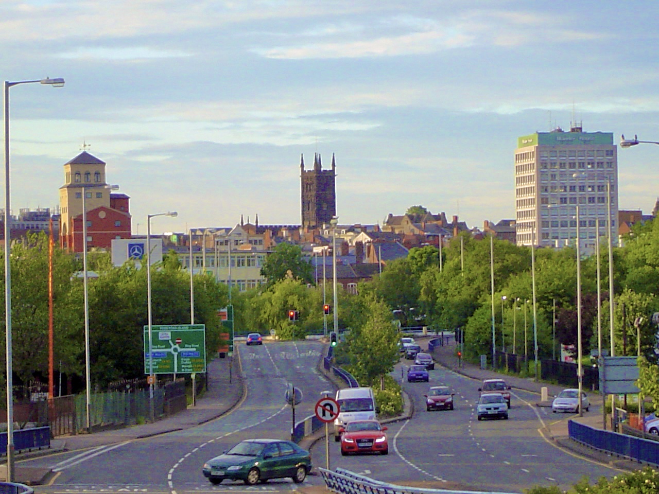 Wolverhampton skyline